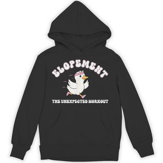 Elopement The Unexpected Workout Goose Autism Aba Therapist Hoodie - Thegiftio UK