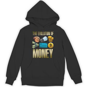 Evolution Of Money お金の進化 ビットコインプランb 暗号通貨btc ホドル パーカー - Kawaiitshirt