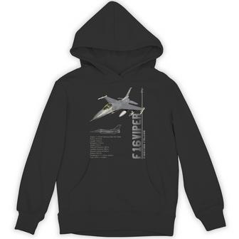 F-16 バイパー ファイティング ファルコン ジェット戦闘機仕様 パーカー - Kawaiitshirt