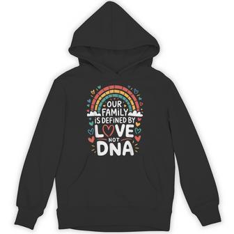 Our Family Is Defined By Love Adoption Day Adoptive Parents Hoodie - Monsterry