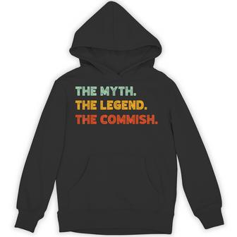 Fantasy Football Support Commish Fantasy Football Commissioner Black Men's Short Sleeve Small Hoodie - Thegiftio UK