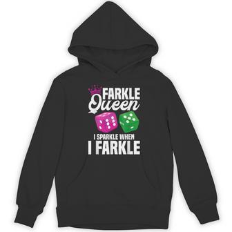 Farkle Game Night Dice Lover Sparkle Tournament Farkle Hoodie - Thegiftio