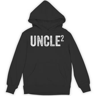 Fathers Day Uncle Of Two Nephews Uncle 2 Hoodie - Thegiftio UK