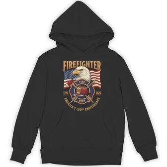 Firefighter 250Th 1776-2026 Fire Dept Celebrating America’S Hoodie | Seseable UK