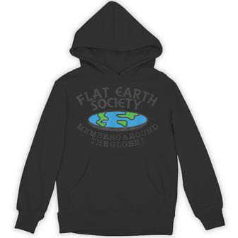 Flat Earthociety Members Around The Globe ジョーク パーカー - Kawaiitshirt