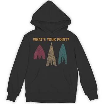 Archaeologist Pun What's Your Point Archaeology Hoodie - Thegiftio UK