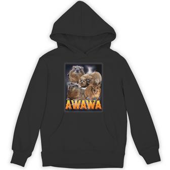 Awawa Hyrax Oddly Specific Meme Animal For Family Hoodie - Thegiftio UK