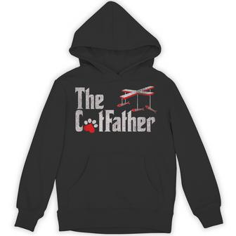 Cat Dad Parody Cat Father Feline Lover Hoodie - Thegiftio UK