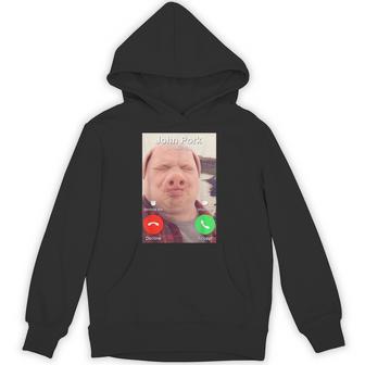 Cute John Pork Is Calling Stupid Brainrot Meme Hoodie - Thegiftio UK