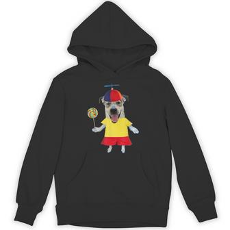 Dog With Propeller Hat Lollipop Cute Hoodie - Thegiftio UK