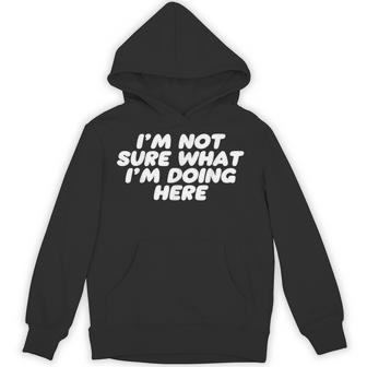 I'm Noture What I'm Doing Here Confused パーカー - Kawaiitshirt
