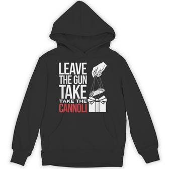 Leave The Gun Take The Cannoli メンズ レディース イタリア国旗 パーカー - Kawaiitshirt