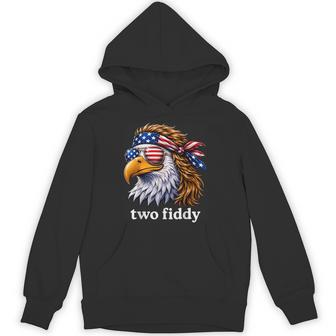 Patriotic Eagle Two Fiddy 4Th Of July Anniversary Us Hoodie - Thegiftio UK