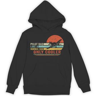 Pilot Dad Airplane Aviation Aircraft Father's Day Men Hoodie | Seseable UK