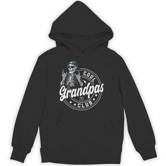 Skeleton Cool Grandpas Club Father's Day Hoodie - Thegiftio UK