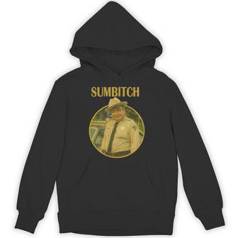 Sumbitch Sheriff Retro Humor Hoodie - Thegiftio UK
