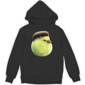 Tennis Ball Bird Bossie Fade Haircut Meme Hoodie - Thegiftio UK