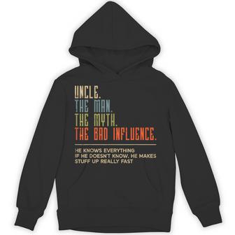 Uncle Vintage Knows Everything Fathers Day Hoodie - Monsterry