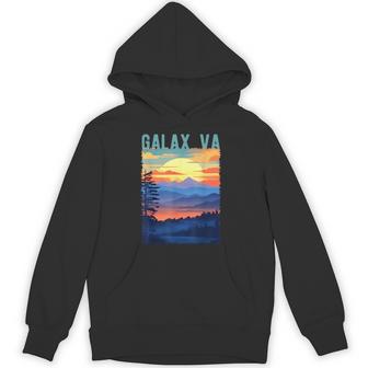 Galaxirginia Usa 山景色 サンセットスタイルデザイン パーカー - Kawaiitshirt