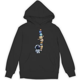 Galaxy Planets Sun Universe Outer Space Science Astronaut Hoodie - Thegiftio UK