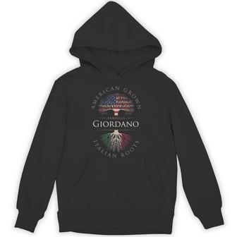 Giordano ファミリーネーム アメリカ栽培 イタリア ルーツ イタリア 国旗 パーカー - Kawaiitshirt
