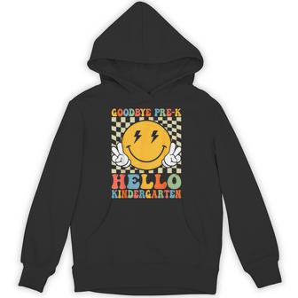 Goodbye Prek Hello Kindergarten Last Day Of Pre K Graduation Hoodie - Thegiftio UK