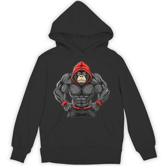 Gorilla Workout Angrytrongcaryilverback Gorilla Gym パーカー - Kawaiitshirt