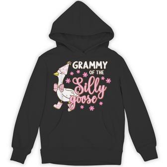 Grammy Of The Silly Goose 1St First Birthday Family Matching Hoodie - Thegiftio UK