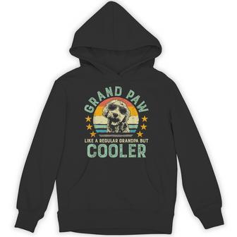 Grand Paw Like Regular Grandpa But Cooler Doodle Lover Hoodie - Thegiftio UK