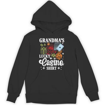 Grandma's Lucky Casino Gambling Granny Hoodie - Thegiftio UK
