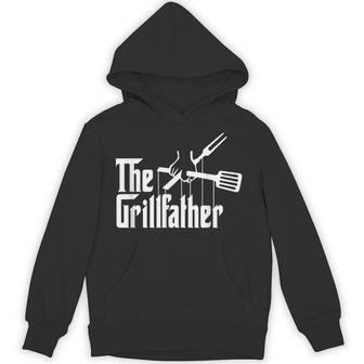 The Grillfather Bbq Grill & Smoker Barbecue Chef Hoodie - Thegiftio UK