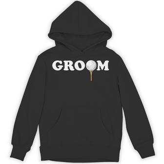 Groom Golf Ball Golfer Bachelor Party Hoodie - Thegiftio UK
