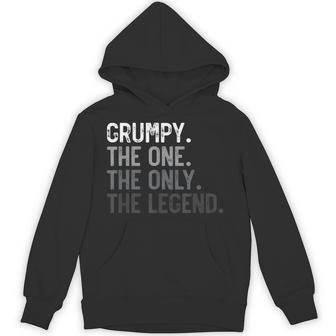 Grumpy One Only Legend Father's Day For Papa Grandpa Hoodie - Thegiftio UK