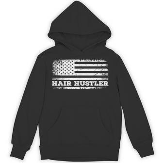 Hair Hustler アメリカ国旗 ヘアスタイリスト バーバー Usa メンズ レディース パーカー - Kawaiitshirt