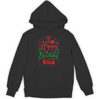 Happy Birthday Gaia かわいいクリスマスガイア パーカー - Kawaiitshirt
