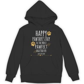 Happy Pawther's Day To The Most Pawfect Doggy Dad Ever Hoodie - Thegiftio UK