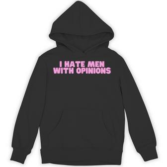 I Hate With Opinions Y2k ファニーフェミニスト ホットガールスレイ パーカー - Kawaiitshirt