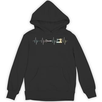 Heartbeat ミシンキルティングミシン。 パーカー - Kawaiitshirt