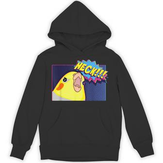 Heck Cockatiel Birb Memes Angry Parrot Lover パーカー - Kawaiitshirt
