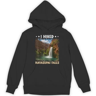 I Hiked Havasupai Falls Waterfall Adventure Hiking Hoodie | Mazezy