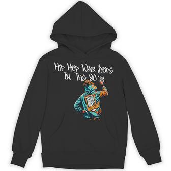 Hip Hop Was Dope In 90S グラフィティ レトロ ラップミュージック パーカー - Kawaiitshirt