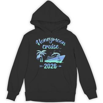 Honeymoon Cruise Just Married 2026 Couples Matching Hoodie - Monsterry