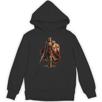 Hospitaller Knight Medieval Templar Hoodie - Thegiftio UK
