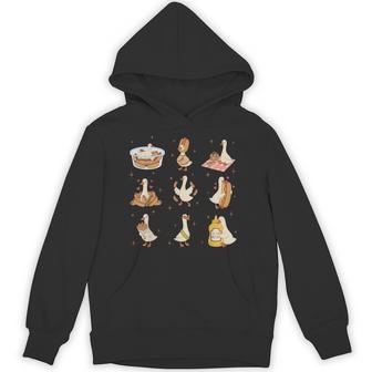 Hot Dog Lover Silly Goose Foodie Hot Dog Meme Hoodie - Thegiftio UK