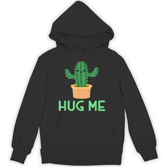 Hug Me 面白い サボテン ユーモア ギフト パーカー - Kawaiitshirt