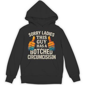 Inappropriate This Guy Botched Cringe Humor Meme Men Hoodie - Thegiftio UK