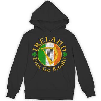 Ireland Erin Go Bragh Irish Harp Hoodie - Thegiftio