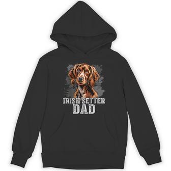 Irish Setter Gundog Dad Dog Father's Day Hoodie - Monsterry