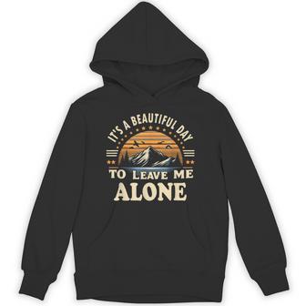 It's A Beautiful Day To Leave Me Alone Inrovert パーカー - Kawaiitshirt