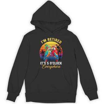 It's 5 O'clock Everywhere I'm Retired Summer Retirement Hoodie - Thegiftio UK